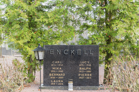 Carl Enckell (Helsingfors, Sandudds gamla begravningsplats 21–13)