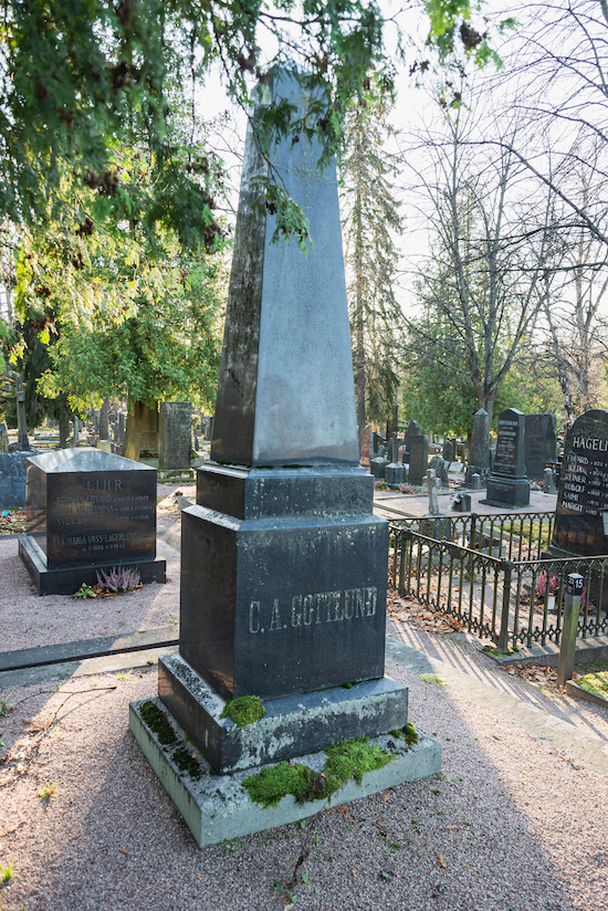 Karl Axel Gottlund (Helsingfors, Sandudds gamla begravningsplats 15–23)