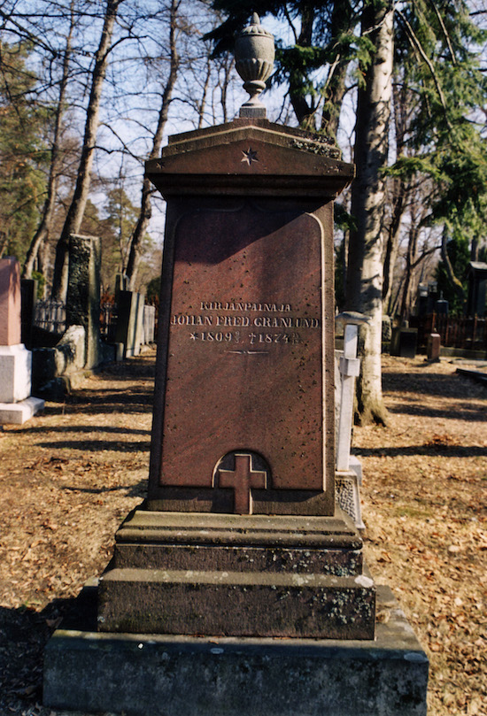 Johan Fredrik Granlund (Åbo, Skansen V 3-2-2-16)