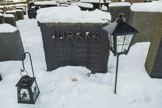 Emmi Jurkka (Tuomi) (Helsingfors, Sandudds urnelund K 9-30-5)