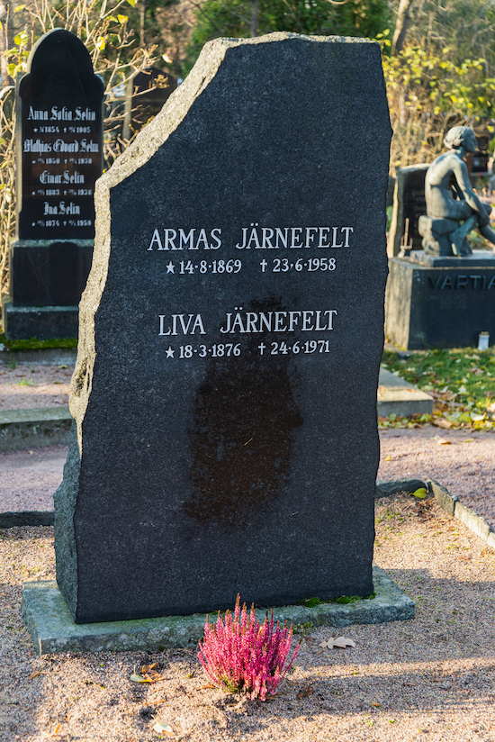 Armas Järnefelt (Helsingfors, Sandudds gamla begravningsplats 14–1–)