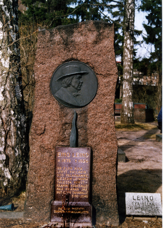 Eino Leino (Lönnbohm) (Helsingfors, Sandudds nya begravningsplats 21–15–2)