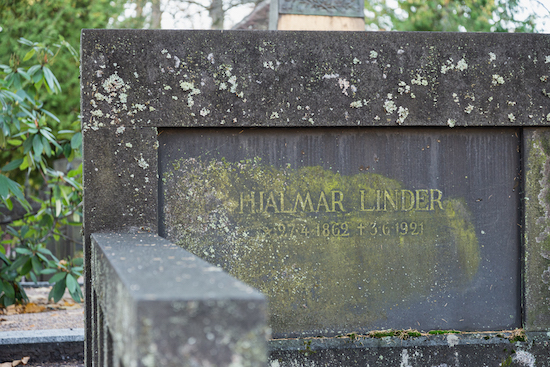 Hjalmar Linder (Helsingfors, Sandudds gamla begravningsplats 16–1–)