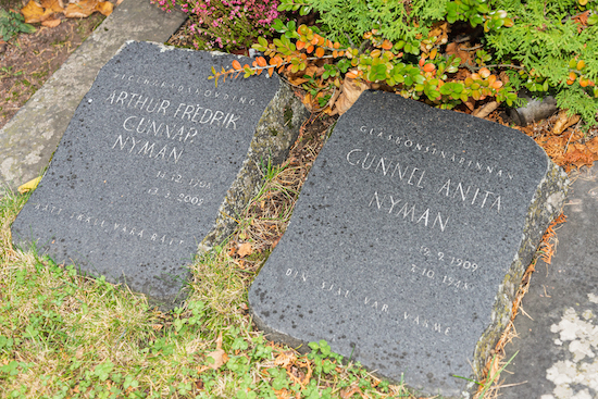 Gunnel Nyman (Helsingfors, Sandudds gamla begravningsplats 2–4–9)