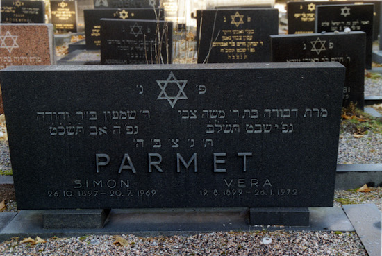 Simon Parmet (Pergament) (Helsingfors, Judiska begravningsplatsen)