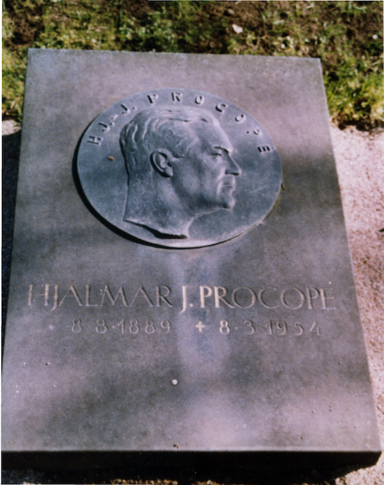 Hjalmar Procopé (Helsingfors, Sandudds gamla begravningsplats 4–16–)