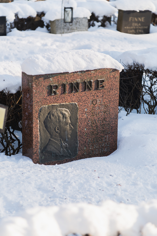 Joel Rinne (Helsingfors, Sandudds nya begravningsplats 13c–5–1)