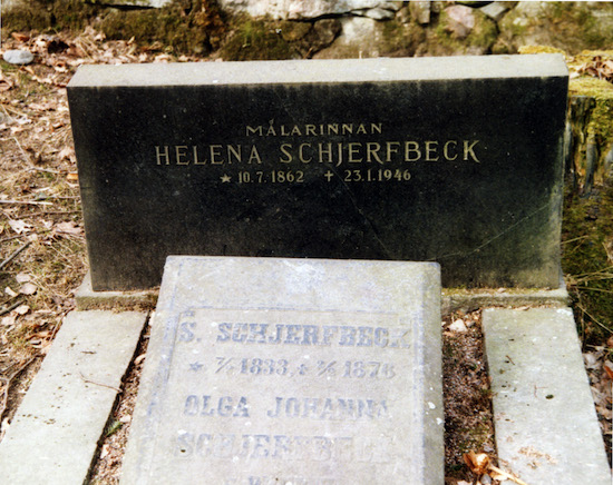 Helene Schjerfbeck (Helsingfors, Sandudds gamla begravningsplats 7–3–6)