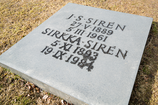 Johan Sirén (Helsingfors, Sandudds gamla begravningsplats 21–A–)