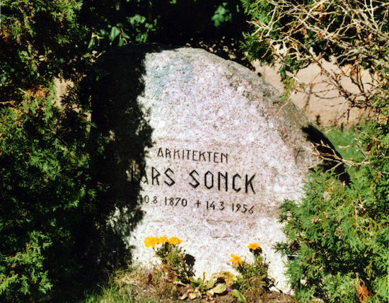 Lars Sonck (Finström kyrkogård)