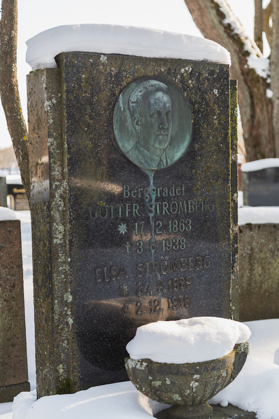 Gottfrid Strömberg (Helsingfors Sandudds nya begravningsplats 11–10–35)