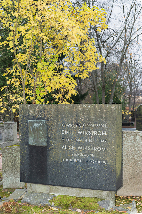 Emil Wikström (Helsingfors, Sandudds gamla begravningsplats 11–7–)