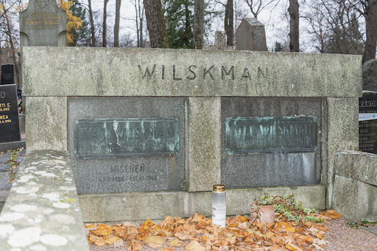 Ivar Wilskman (Helsingfors, Sandudds gamla begravningsplats 3–10–)