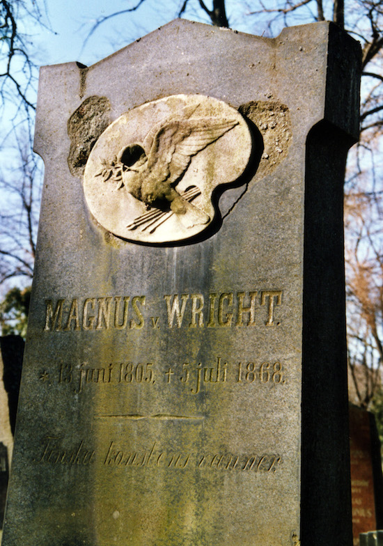 Magnus von Wright (Helsingfors, Sandudds gamla begravningsplats 3–25–)