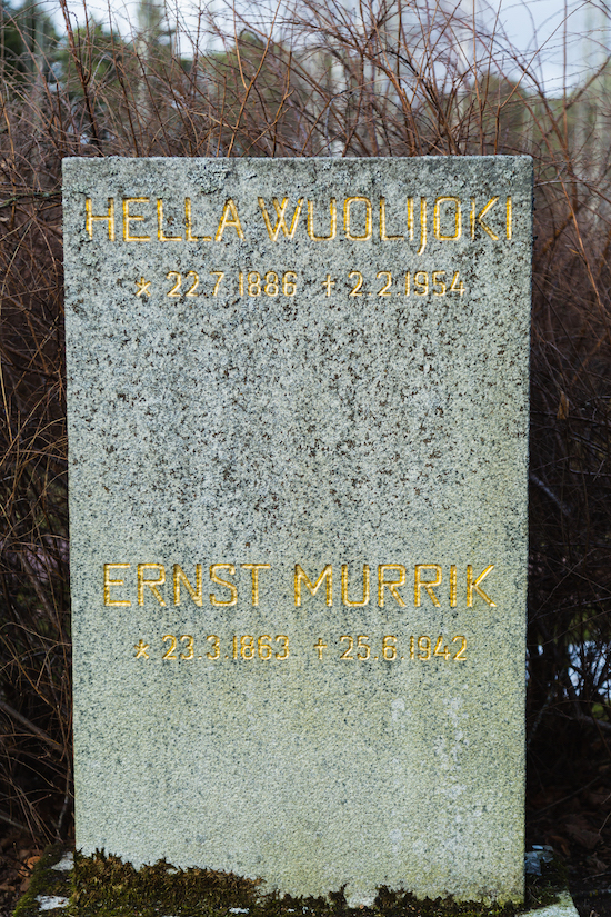 Hella Wuolijoki (Murrik) (Helsingfors, Sanudds nya begravningsplats 37-11-20)