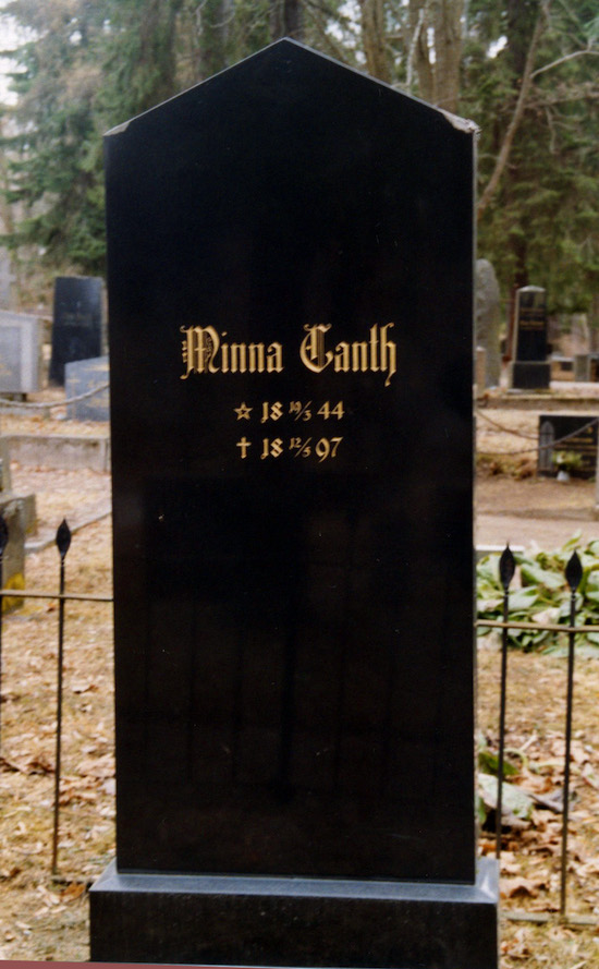 Minna Canth ( Johanson) (Kuopio begravningsplats)